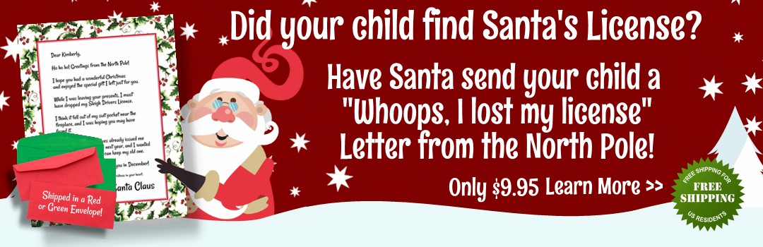 I lost my License – Letter From Santa